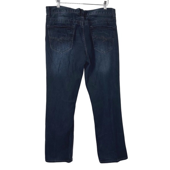 Urban Pipeline Relaxed‎ Fit Straight Leg Blue Denim Jeans Skater Y2K Mens 34x30 - Picture 4 of 8